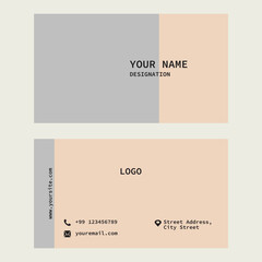 modern business card template