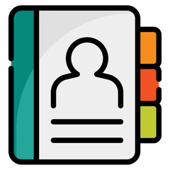 Contact Book Icon