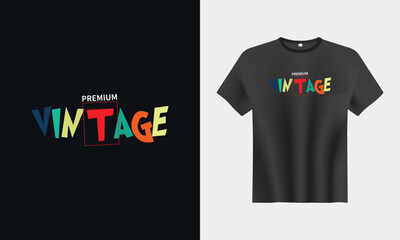 Typography T shirt design