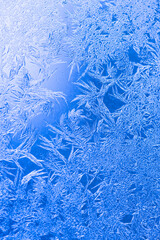 Abstract frozen background of ice. Christmas or New year background.