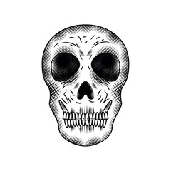 skull tattoo style