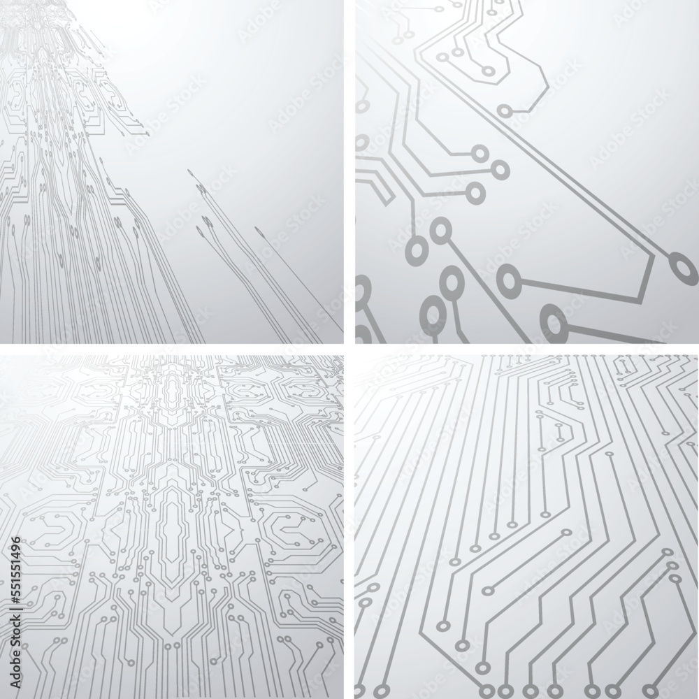 Poster tech modern retro futuristic background .vector design composition with various technology elements 