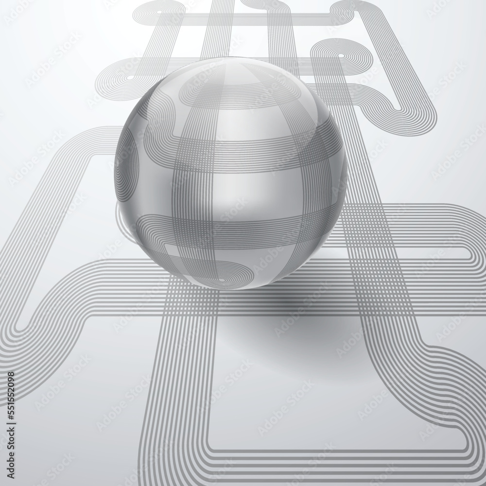 Poster tech modern retro futuristic background .vector design composition with various technology elements 