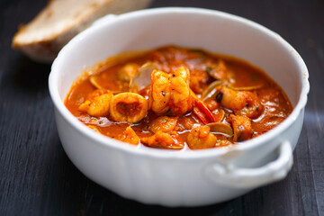 italian seafood soup zuppa de mare