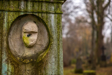 old grave yard haunted and decaying