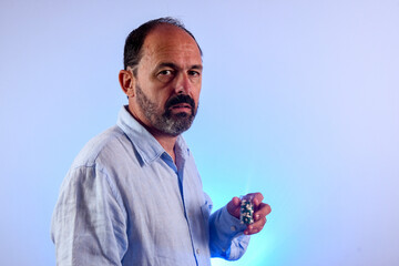 portrait of a sixty year old man
