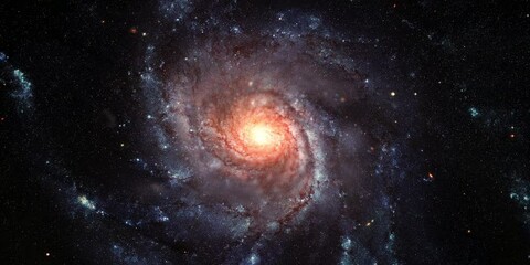 Spinning Spiral Galaxy - Powered by Adobe