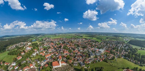 Bad Grönenbach - Kneippkurort im Unterallgäu im Luftbild