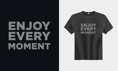 Typography editable t shirt design for print