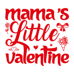 Valentines Day Typography T-shirt Design