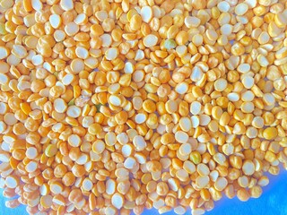 Yellow chanadal and grains background