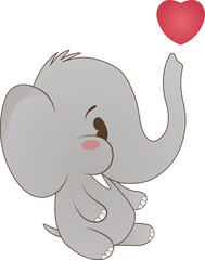 elephant with heart