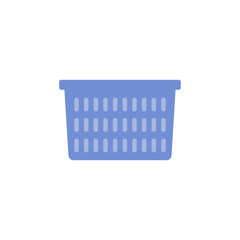 laundry Basket icon in color, isolated on white background 