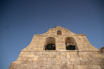 Fototapeta na wymiar Windows to the Spanish Romanesque. The lost church