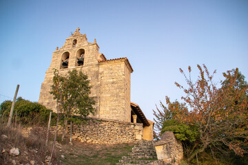 Fototapeta premium Windows to the Spanish Romanesque. The lost church