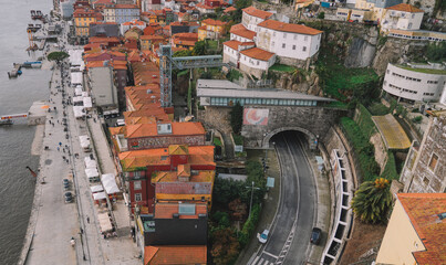 Fototapeta premium City Porto view. The old building of city Porto, Portugal