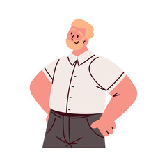 businessman character icon
