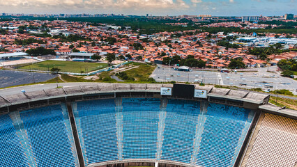 Estádio Futebol Esporte Corrida Atletismo Atlético Copa do Mundo Atleta Campo Grama Arquibancada...