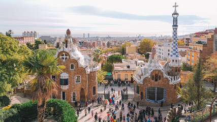 Fototapeta premium Guel Park Barcelona
