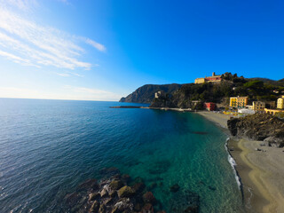 Picturesque coastal village of Monterosso al Mare, Cinque Terre, Italy.