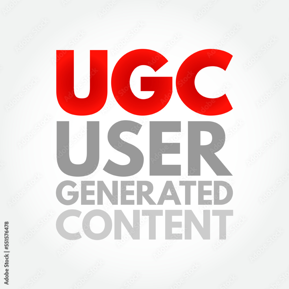 Poster ugc user generated content - specific content created by customers and published on social media or 