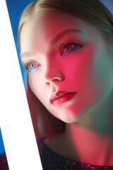glamour in make-up