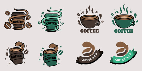 Morning spirit by drinking coffee