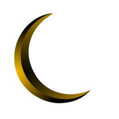 golden moon logo, golden crescent logo