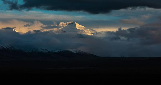 Cho Oyu, the 6th highest mountain in the world, Himalaya, Tibet