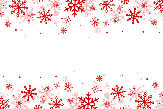 Christmas snowflakes on transparent background. PNG illustration