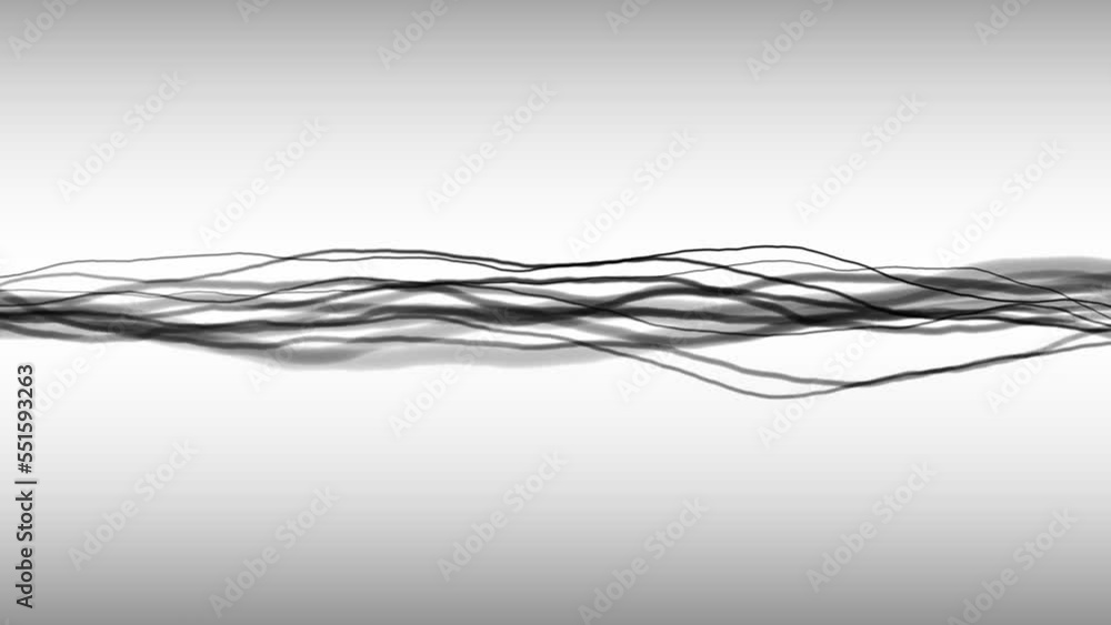 Poster abstract digital mesh shape fx background/ 4k animation of an abstract fractal digital mesh backgrou