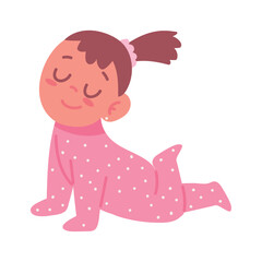 baby girl in bodysuit