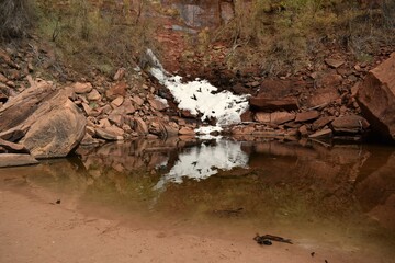 Snow at Emerald Pool