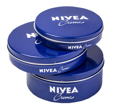 Nivea Cream three jars