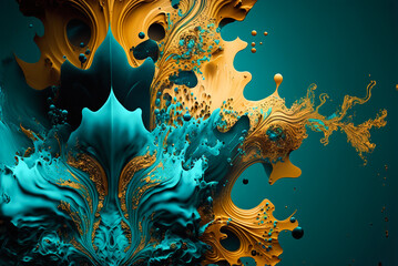 Fototapeta na wymiar fractal and abstract background