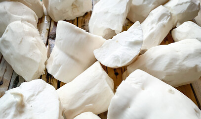 Fototapeta na wymiar close up of raw cassava.