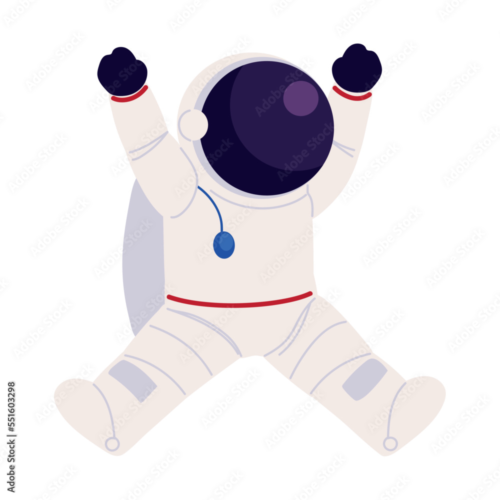 Canvas Prints funny astronaut character