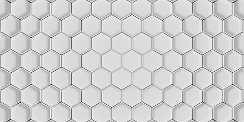 hexagon abstract background modern hexagon scene Honeycomb pattern background 3D illustration