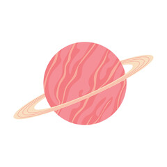 saturn space planet icon