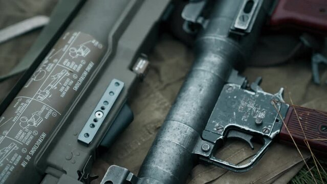 Close up weapon M72-series LAW and RPG rocket-propelled grenade anti-tank rocket