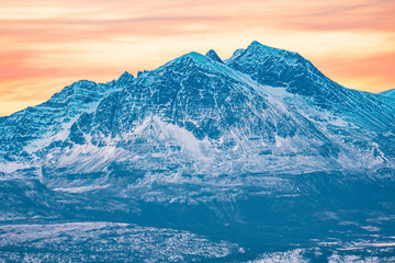 winter mountain landscape