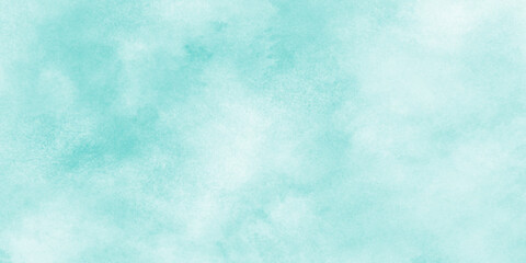 Abstract fresh blue sky with blurry and tiny clouds, shinny Summer seasonal natural cloudy blue sky background, Hand painted watercolor shades sky clouds, Bright blue cloudy sky vector illustration.