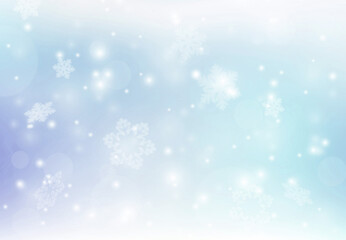 Snowflakes background. winter weather. Silver Bokeh Christmas Background. Snow Flakes