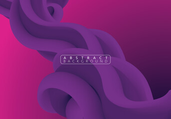 Abstract deep purple geometric background. Modern background design. Liquid color. Fluid shapes composition. Fit for presentation design. website, basis for banners, wallpapers, brochure, posters