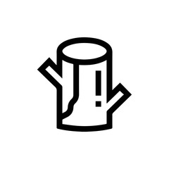 log icon vector sign symbol