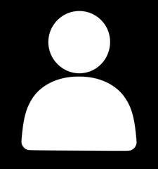 White portrait graphic 