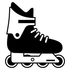 Patín en línea aislado