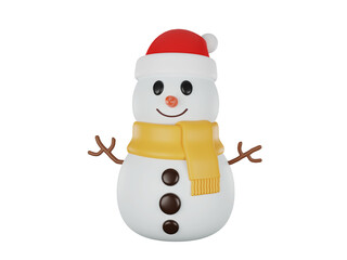 snowman with hat