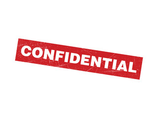 confidential stamp grunge icon vector template