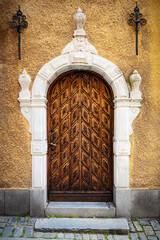 Stockholm Gamla Stan Wooden Door